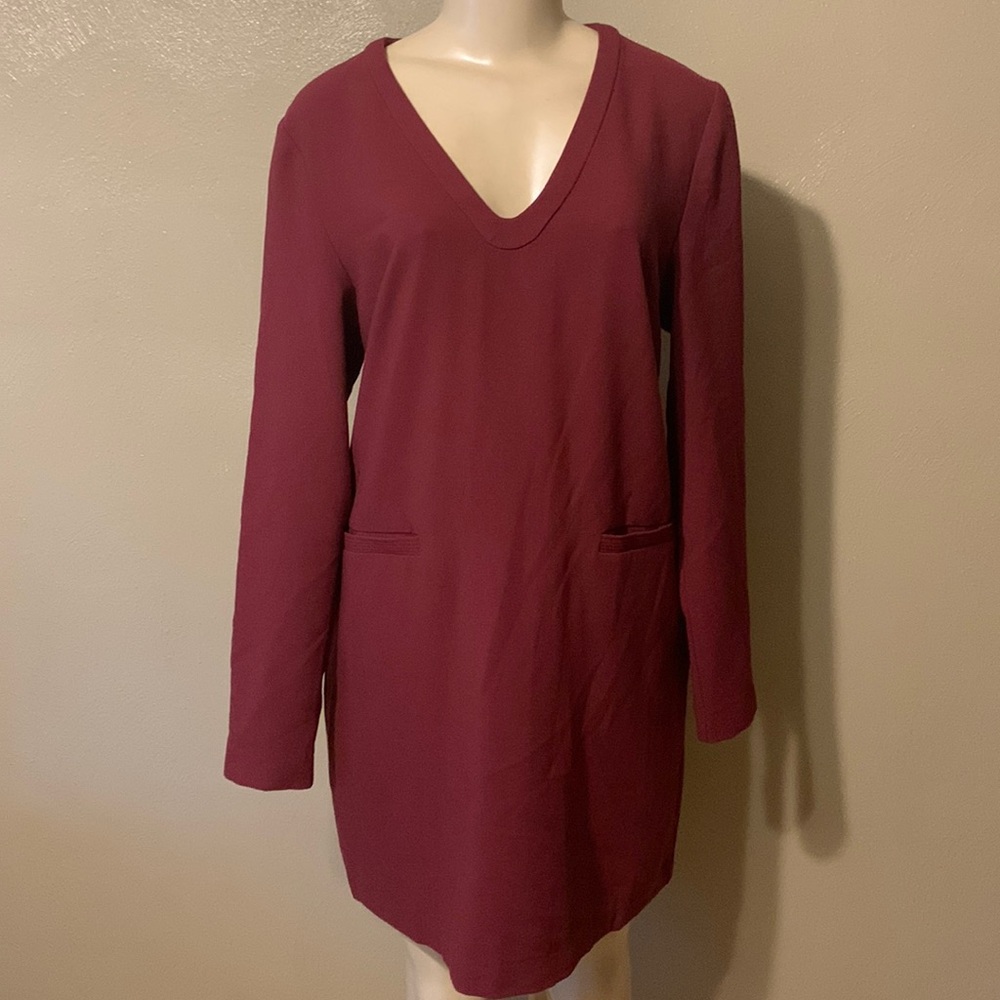 See You Soon size 3 burgundy wine dress size 3